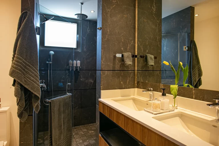 Master Bathroom with Double Sink and Double Shower!